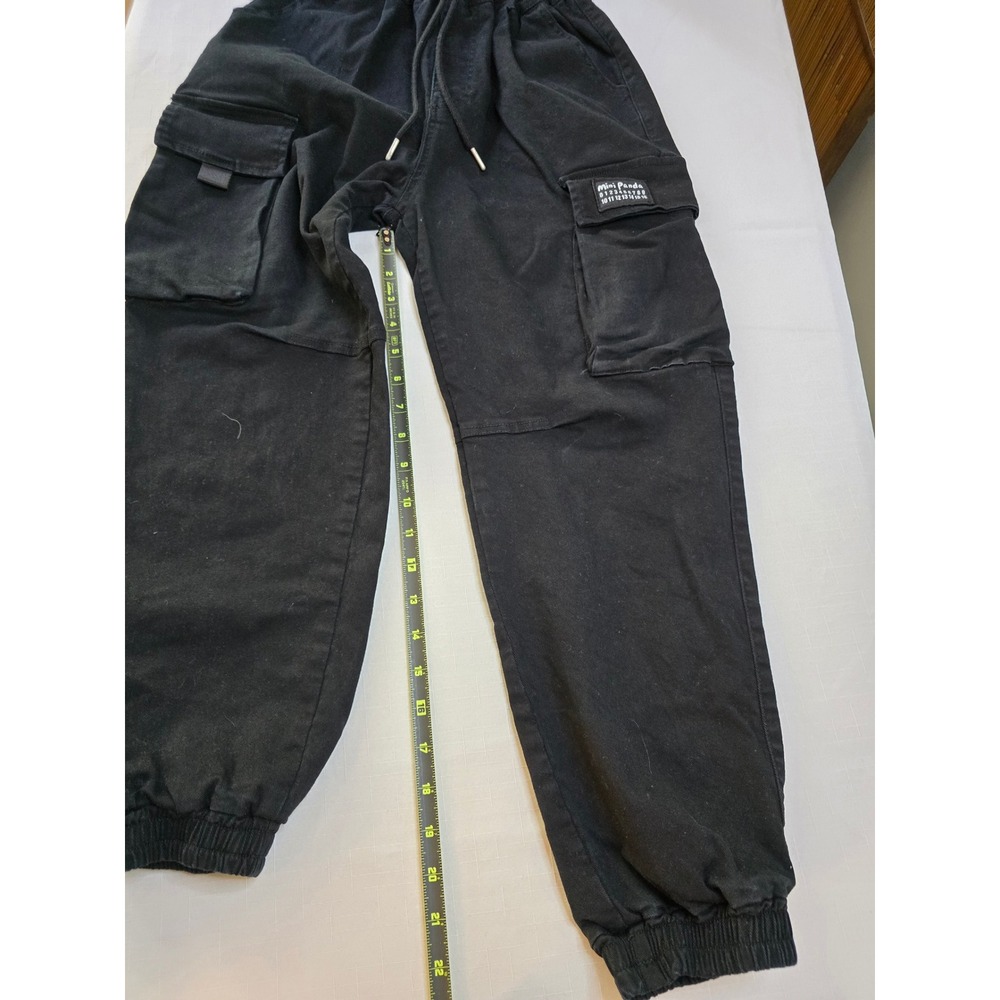 Boys The Childrens Place Christmas TRex Shirt and Black Cargo Jogger Set Size 14 - Picture 6 of 8